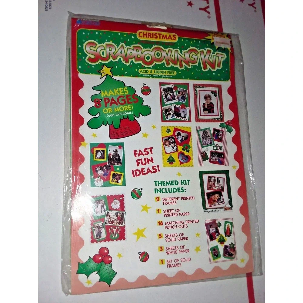 Christmas Memories Forever Scrapbooking Kit 25907 Frames Paper Template